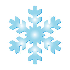 Eiskristalle, Schneeflocke zur Weihnachtsdekoration,
Schnee, Winter, Symbol in der Adventszeit,
Vektor Illustration isoliert auf weißem Hintergrund,