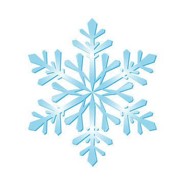 Eiskristalle, Schneeflocke zur Weihnachtsdekoration,
Schnee, Winter, Symbol in der Adventszeit,
Vektor Illustration isoliert auf wei&szlig;em Hintergrund,