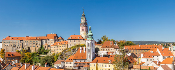 Castle of Cesky Krumlov in South Bohemia