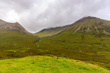 Fototapeta na wymiar The beautiful nature of the Isle of Skye.
