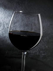 Wine glass close-up
