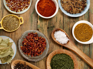 Fototapeta premium Herbs and spices