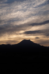 Fototapeta na wymiar beautiful sunrise over mountain