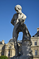 Fototapeta na wymiar Marius sur les ruines de Carthage au jardin du Luxembourg à Paris, France