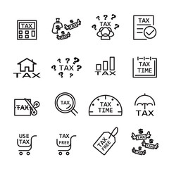 tax line icon