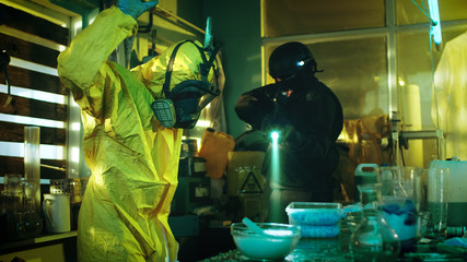 Fully Armed Special Anti-Narcotics Task Forces Soldier Arrests Clandestine Chemist in the Drug...