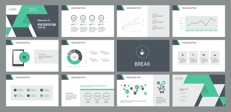 business presentation layout  design template