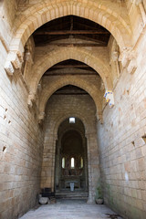 Fototapeta na wymiar Santa Cristina de Ribas de Sil monastery in Ourense