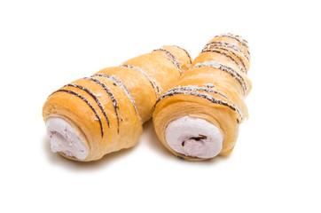 puff pastry with cream