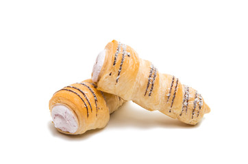 puff pastry with cream