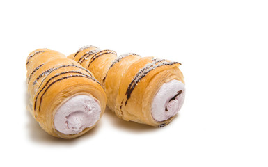 puff pastry with cream
