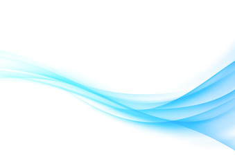 Bright abstract elegant hi-tech modern blue gradient swoosh lines background