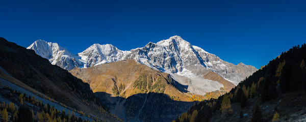 S&uuml;dtiroler Dreigestirn - Ortler, Monte Zebru und K&ouml;nigspitze