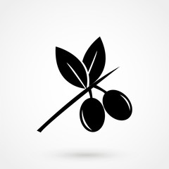Olives icon vector
