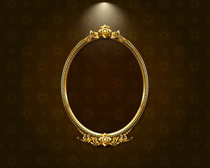 Thai art frame border pattern