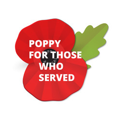 The remembrance poppy