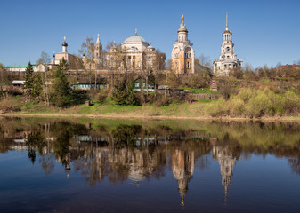 Fototapeta na wymiar Borisoglebsky Monastery, Torzhok, Russia