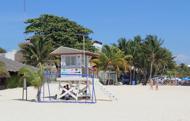 Plage Playa del Carmen Mexique

