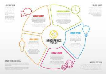 Vector multipurpose Infographic template