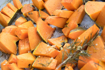 Roasted and Chopped Pumpkin 