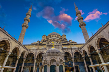 Fototapeta na wymiar Sultan ahmed Mosque or Blue Mosque, Istanbul, Turkey
