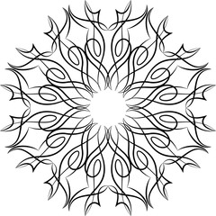 Pinstripe Design Circular