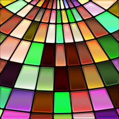 abstract vector stained-glass mosaic background