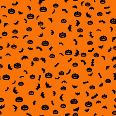 vector halloween seamless pattern