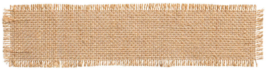 Burlap Fabric Patch Label, Sackcloth Piece of Linen Jute, Sack C