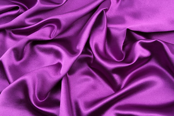 Purple silk fabric