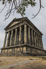 Garni, ARMENIA - September 16, 2017: Garni Pagan Temple, the temple in  Armenia