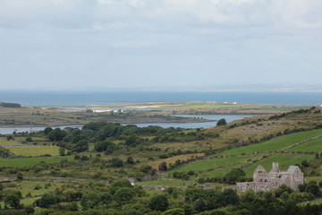 Fototapeta na wymiar Burren Area (Ireland) limestone 