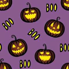 Halloween seamless pattern