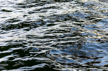 texture of fresh or sea blue water