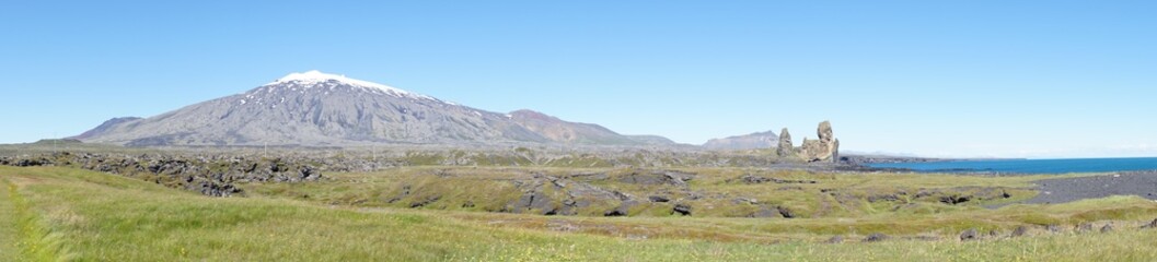 Landschaft im Snæfellsjökull-Nationalpark / Snaefellsnes Halbinsel, West-Island