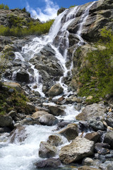 Mountain waterfall