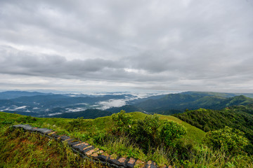 Fototapeta premium View beautiful nature landscape , Kanchanaburi, Thailand