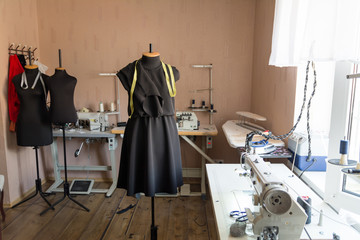 batch dressing on a mannequin