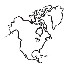 Vector Map of North America