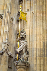 Statue in the houses of parliament, London - 175872233