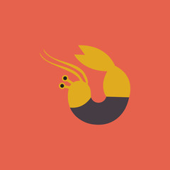 Illustrator of shrimp