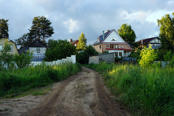 Fototapeta na wymiar village