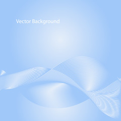 Vector abstract background. Line waves. For business, science, technology design.