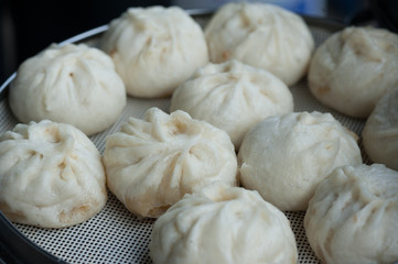 Chinese food,  common breakfast steamed bun