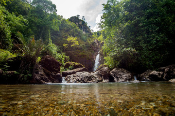 waterfall nature landscape , Kanchanaburi, Thailand