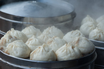 Chinese food,  common breakfast steamed bun