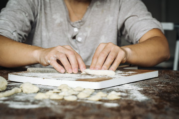 Home made Orecchiette pasta