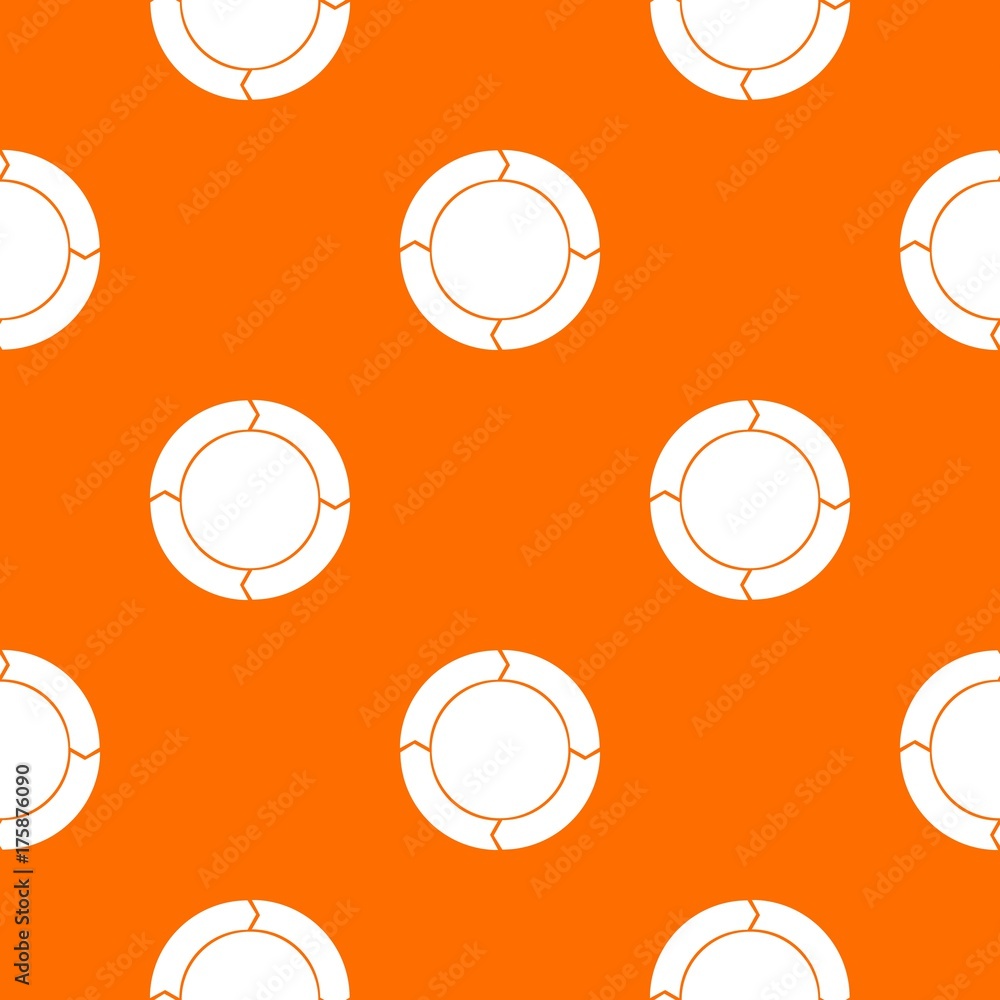 Poster diagram pie chart with arrows pattern seamless