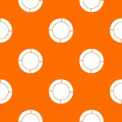 Diagram pie chart with arrows pattern seamless