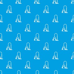 Vacuum cleaner pattern seamless blue